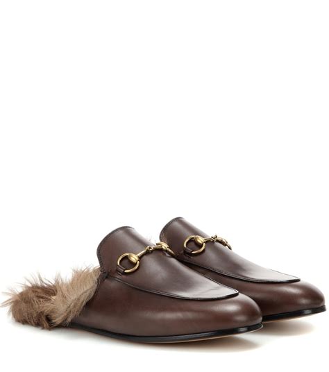 gucci princeton mules|princetown genuine shearling loafer mule.